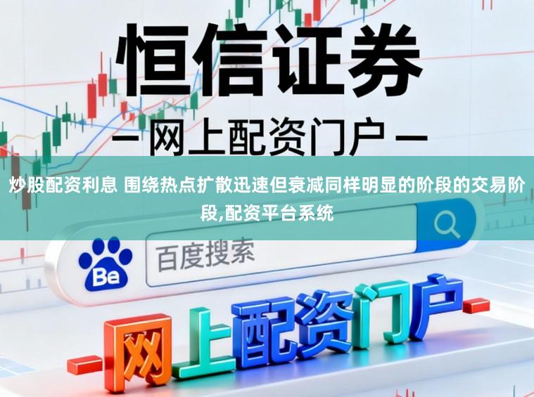 炒股配资利息 围绕热点扩散迅速但衰减同样明显的阶段的交易阶段,配资平台系统