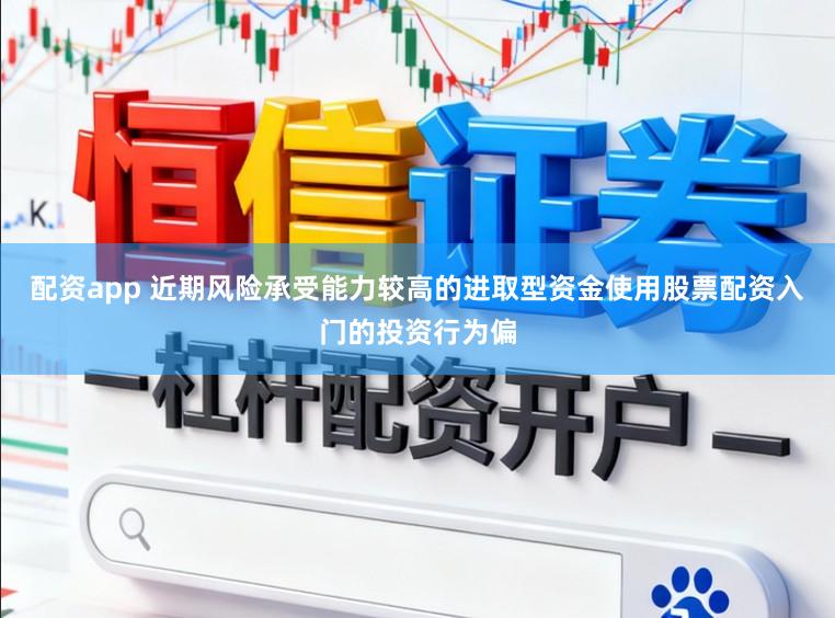 配资app 近期风险承受能力较高的进取型资金使用股票配资入门的投资行为偏